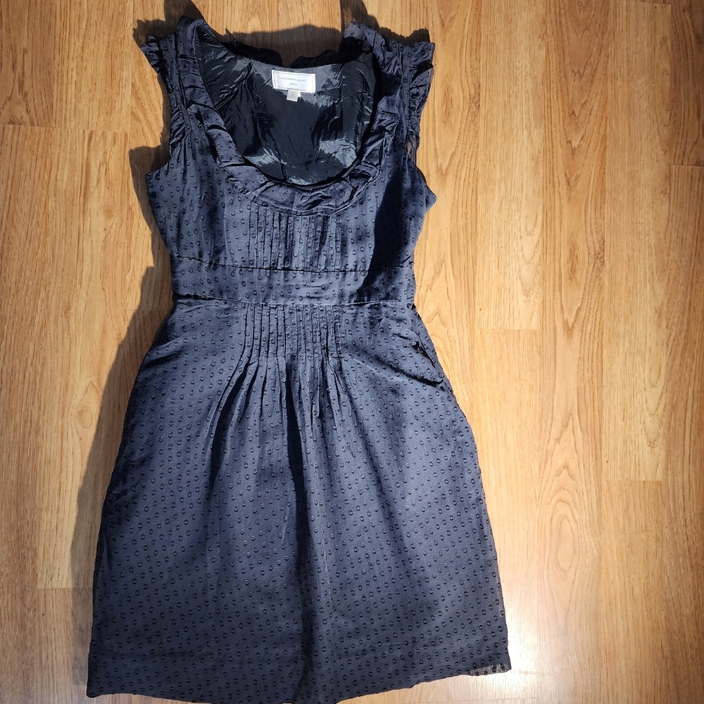 Moulinette Soeurs Black Pleated Fit and Flare Midi Dress - Picture 5 of 10